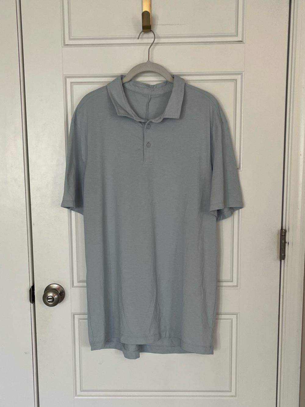 SALE Men’s Lululemon Light Blue Polo | XL